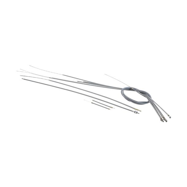 SIP Spareparts PREMIUM roestvrijstalen PTFE-kabelset voor Vespa 50-125, PV, ET3