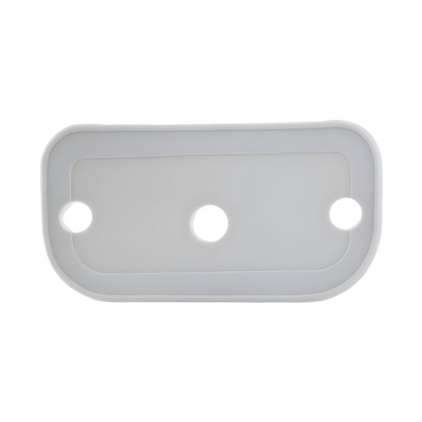 Dichtung Rahmen Rücklicht SIP Spareparts kieselgrau RAL 7032 für Vespa 125 VM2, VN, VNA, 150 VL, VB, GS VS1-3