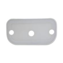 Dichtung Rahmen Rücklicht SIP Spareparts kieselgrau RAL 7032 für Vespa 125 VM2, VN, VNA, 150 VL, VB, GS VS1-3