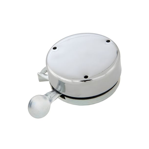 Sonnette chromée SIP Spareparts avec support pour Vespa 50 Special D, PK50 D