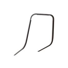 Monoschlitzrohr SIP Spareparts Beinschild Aluminium PVC beschichtet schwarz für Vespa Cosa 1, 2 125-200