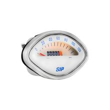 Tachometer SIP Spareparts 112x69mm chrom für Vespa 125 GT, 150 VBA, VBB, GL, GS, Sprint, 160 GS, 180 SS