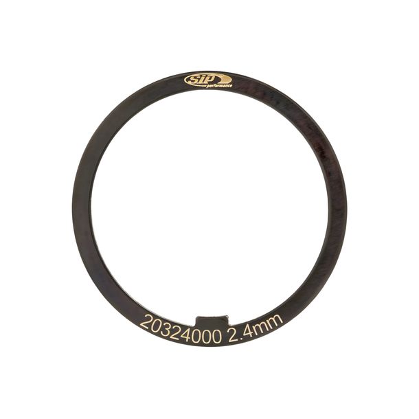 Rondelle d'écartement Boîte de vitesses SIP Spareparts 2,4mm Acier CK75 pour Vespa 125 VM-TS, 150 VL-Super, 160 GS, 180 SS, Rally, P80-150X, P150S, PX80-200 E, PX80-200 E Lusso 1°