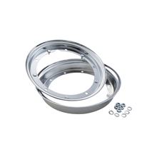 Aro SIP Spareparts 2.10 Ø 10 polegadas cromado aberto para Vespa 50-125, PV, ET3, PK, S, XL, XL2, 125 GT-TS, 150 GL, GS VS5T, Sprint, V, T4, Rally, PX, PE, Lusso, T5, LML Star, DLX, Deluxe 2T, 4T
