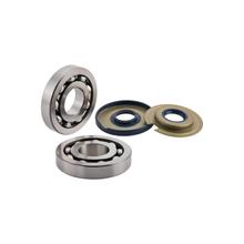 Jeu de roulements vilebrequin SIP Spareparts 25x62x12, 20x40x6mm pour Vespa 125 VNA2 2°, VNB, GT, GTR 1°, Super, TS 1°, 150 VBA 2°, VBB, VGLA, B, GL, Super 1°, Sprint, V 1°