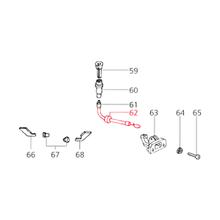 Passagem de cabo / Desbloqueio do cabo do acelerador Tampa lateral SIP Spareparts para Vespa PK, XL, XL2, FL, Automatica, 50HP
