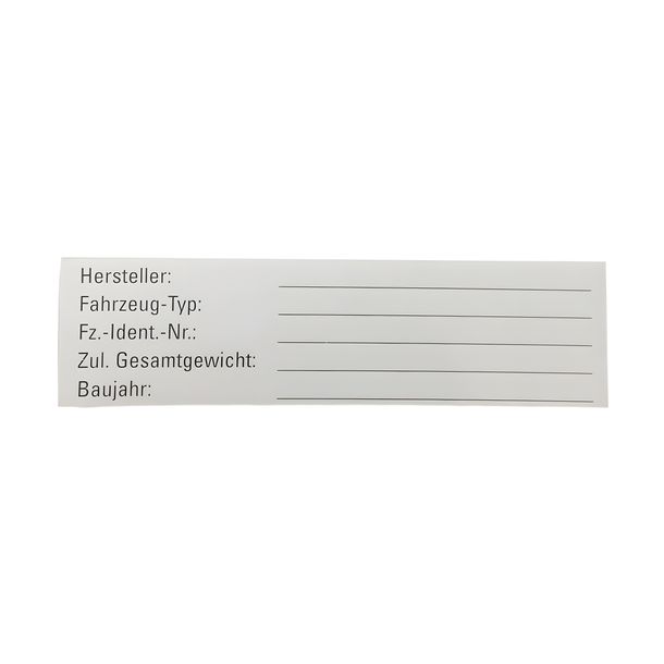 Typenschild SIP Spareparts universal 100x27mm selbstklebend für Vespa