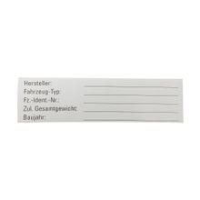 Typenschild SIP Spareparts universal 100x27mm selbstklebend für Vespa