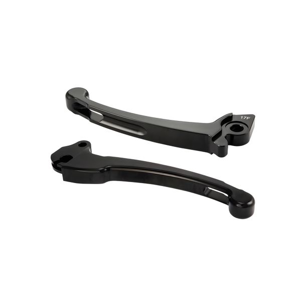 Set de leviers de frein SIP Style pour Vespa PX 1998, MY, 2011 Aluminium CNC noir