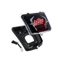 Feu arrière SIP Style MK II LED transparent, noir brillant pour Vespa GTS, GTS Super, GTV 125-300ccm HPE 2018