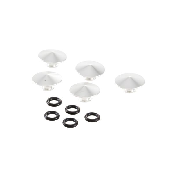 Cache-écrou de roue SIP Style Aluminium CNC argenté pour Vespa 50-300ccm