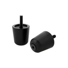 Handlebar End Weights SIP Style 35x31mm matte black for Vespa GTS, GTS Super, GTV, GT 60, GT, GT L 125-300ccm