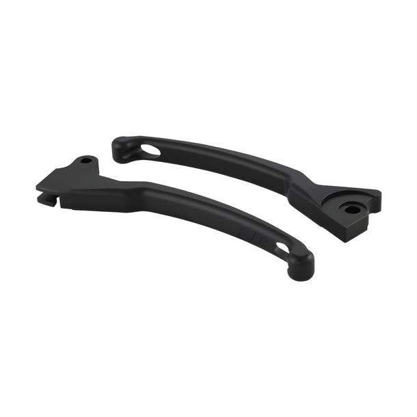 Brake Lever Set SIP Style Aluminium CNC matte black for Vespa LX, LXV, S, Primavera, Sprint 50-150ccm