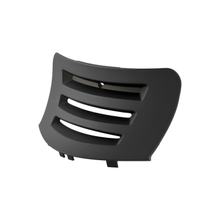 Zündkerzenklappe SIP Style schwarz matt mit Lüftungsschlitzen für Vespa Primavera, Sprint 50-150ccm 2T, 4T AC