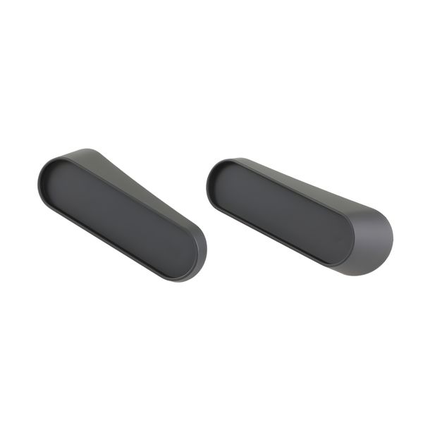 Headlight Bracket SIP Style Side Panel 100mm Plastic Black Matte for Vespa LX, LXV, S, GTS, GTS Super, GTV, GT 60, GT, GT L 50-300ccm