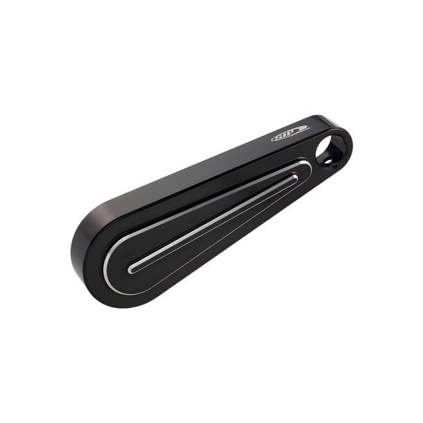 Schwingenabdeckung SIP Style Aluminium CNC schwarz eloxiert für Vespa 125 V30-33, VM, VN, ACMA, Hoffmann C, VNA-TS, 150 VL, VB1, VD, VGLA, B, VGL1, GS, VBA-Super, Rally, P150S
