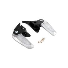 Descanso de Pés SIP Style Dobrável Alumínio preto/prata para Vespa Primavera, Sprint 50-150ccm 2T, 4T AC