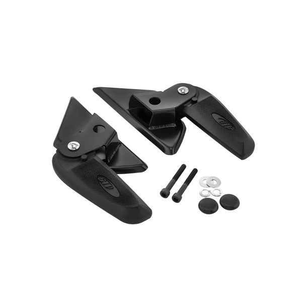 Pedane SIP Style in alluminio ribaltabili nere per Vespa LX, LXV, S 50-150ccm