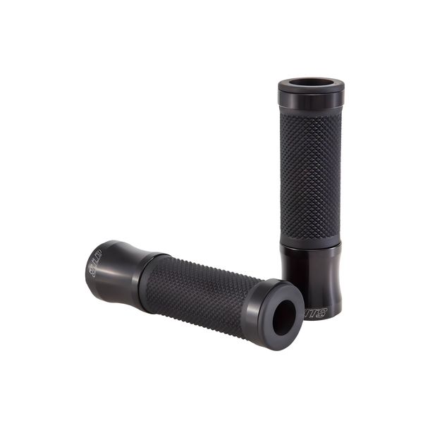 Poignées SIP Style 120mm Ø 22/24mm noir brillant pour Vespa ET, LX, LXV, S, Primavera, Sprint