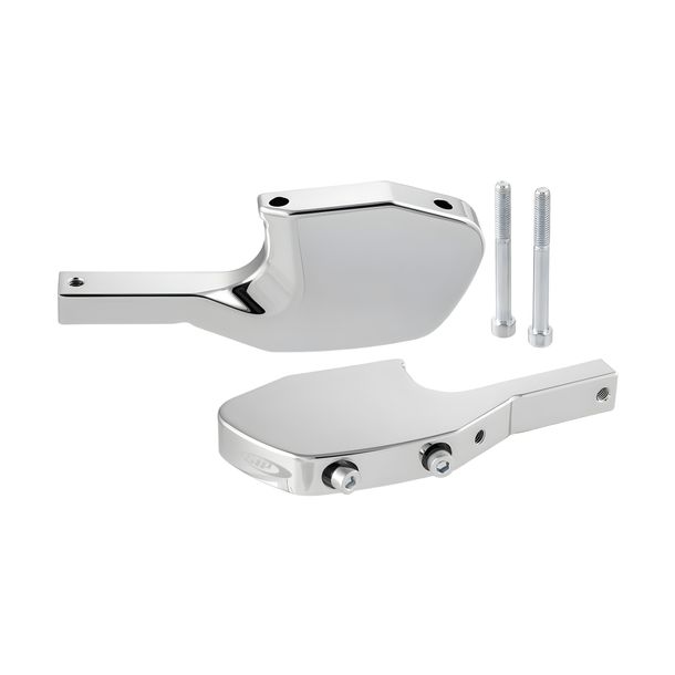 Footrest Adapter SIP Style Passenger Aluminium CNC chrome for Vespa GTS, GTS Super, GTV, GT 60, GT, GT L 125-300ccm