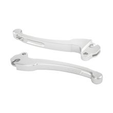 Set de leviers de frein et d'embrayage SIP Style Aluminium CNC argenté pour Vespa 50-125, PV, ET3, PK, S, XL, XL2, 125 VNA-TS, 150 VBA-Super, Rally, PX80-200, PE, Lusso, T5
