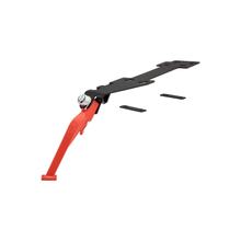 Side Stand SIP Style 76° Aluminium 180mm red for Vespa 50-125, PV, ET3, 125 VNA, VNB, GT, GTR, Super, TS, 150 VBA, VBB, VGLA, B, GL, Sprint, V, Super, P150S, 160 GS, 180 SS, Rally