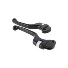Set de leviers de commande d'embrayage et de frein SIP Style Aluminium noir réglable pour Vespa 50-125, PV, ET3, PK, S, XL, 125 VNA–TS, 150VBA-T4, 160 GS, 180 SS, Rally, PX80-200, PE, Lusso