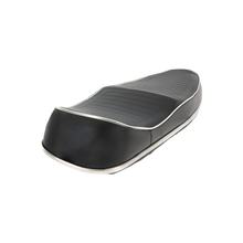 Zadelbank SIP Style Sportzadelbank 80mm zwart chroom voor Vespa 50-125 PV ET3