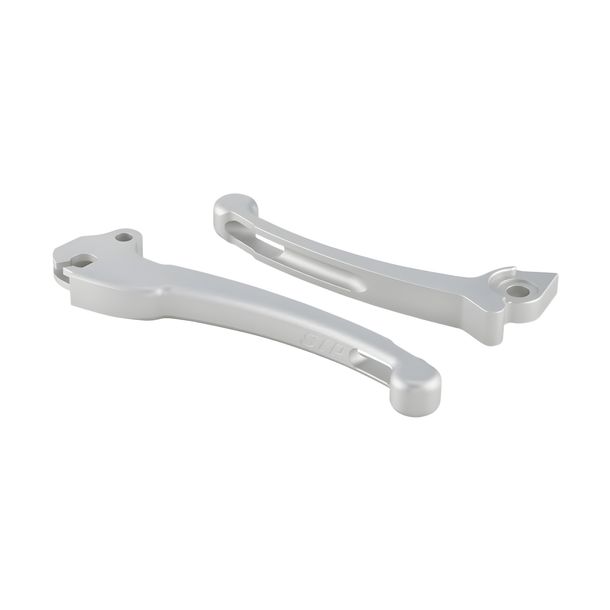 Gear Lever Set SIP Style Aluminium CNC matte silver for Vespa 50-125, PV, ET3, PK, S, XL, XL2, 125 VNA-TS, 150 VBA-Super, Rally, PX80-200, PE, Lusso, T5
