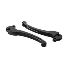 Brake Lever Set SIP Style Aluminium CNC black matte for Vespa 50-125, PV, ET3, PK, S, XL, XL2, 125 VNA-TS, 150 VBA-Super, Rally, PX80-200, PE, Lusso, T5