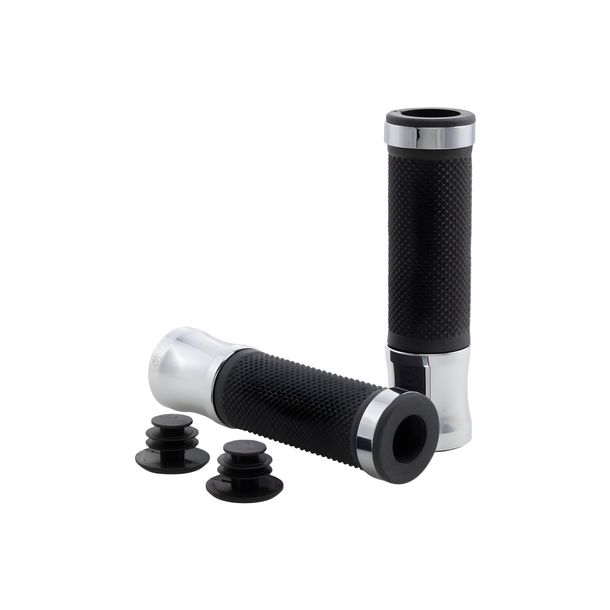 Puños SIP Style Aluminium cromado 128mm Ø 22/24mm para Vespa GTS, GTS Super, GT, GT L 125-300ccm
