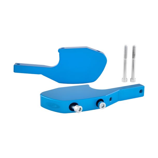 Adaptateurs de repose-pieds SIP Style Aluminium CNC bleu mat pour Vespa GTS, GTS Super, GTV, GT 60, GT, GT L 125-300ccm