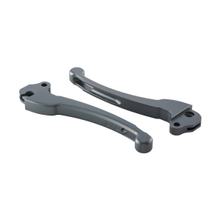 Sporthebel Set SIP Style Aluminium CNC grau matt für Vespa 50-125, PV, ET3, PK, S, XL, XL2, 125 VNA-TS, 150 VBA-Super, Rally, PX80-200, PE, Lusso, T5