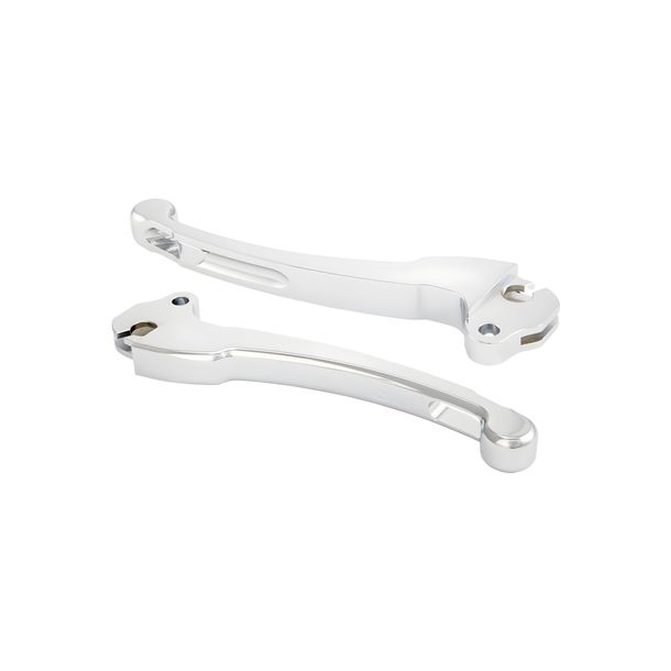 Brake Lever Set SIP Style Aluminium CNC chrome for Vespa 50-125, PV, ET3, PK, S, XL, XL2, 125 VNA-TS, 150 VBA-Super, Rally, PX80-200, PE, Lusso, T5
