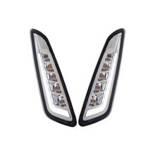 Blinker Kit SIP Style LED getönt mit E-Nummer für Vespa Primavera, Sprint 50ccm 2T, 4T