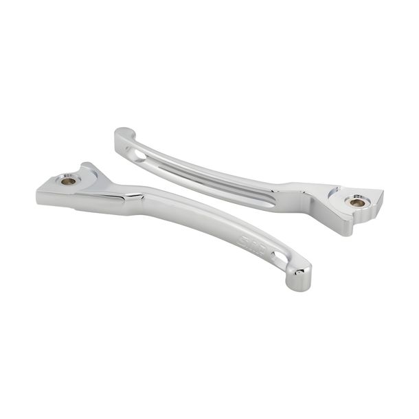 Bremshebel Set SIP Style Aluminium CNC chrom für Vespa GTS, GTS Super, GTV, GT 60, GT, GT L 125-300ccm