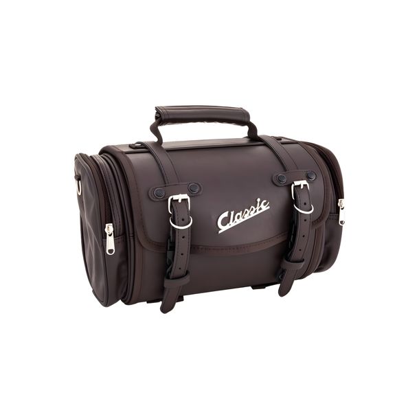 Top Case SIP Style Classic 330x190x180mm Similicuir avec serrure pour porte-bagages