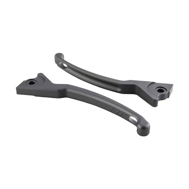 Brake Lever Set SIP Style Aluminium CNC matte grey for Vespa GTS, GTS Super, GTV, GT 60, GT, GT L 125-300ccm