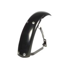 Kotflügel SIP Style Garelli EVO II GFK schwarz mit Halter für Vespa P80-150X, P200E, PX80-200E, Lusso, T5