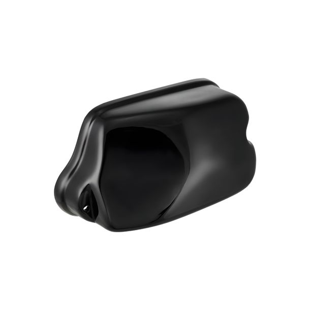 SIP Style carburetor cover without separate lubrication GRP black for Vespa 125 VNB-TS, 150 VBA-Super, Rally, P80-150X, P200E, PX80-200E, Lusso, T5