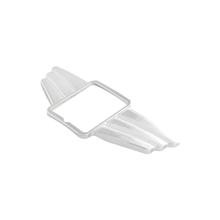 Aletas de Cascata SIP Style 36x47mm cromadas autocolantes para Vespa LX, LXV, S, GTS, GTS Super, GTV, GT 60, GT, GT L 50-300ccm