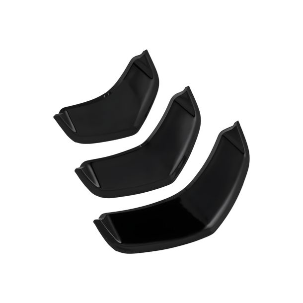 Insert en cascade 3 pièces noir brillant SIP Style pour Vespa GTS, GTS Super, GTV 125-300 ccm HPE 2018