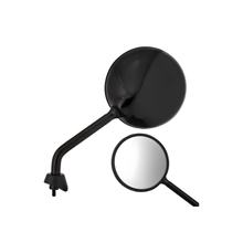 Espelho SIP Style Shorty redondo Ø 110mm preto brilhante para Vespa GTS, GTS Super HPE 125, 300 2019