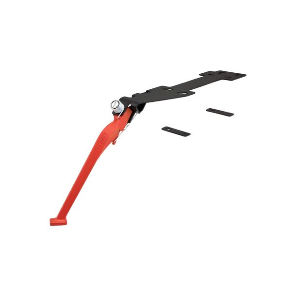 Soporte lateral SIP Style 82° y 245 mm de aluminio rojo para Vespa PK50-125, S, XL, XL2, PX80-200, PE, Lusso, 1998, MY, 2011, T5