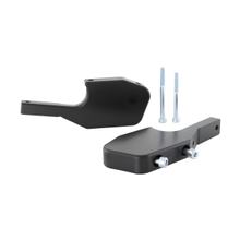Fußrastenadapter SIP Style Sozius Aluminium CNC schwarz glänzend für Vespa GTS, GTS Super, GTV, GT 60, GT, GT L 125-300ccm
