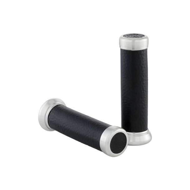 SIP Style 130mm Ø 24mm synthetic leather black grip for Vespa 50-125, PV, ET3, PK50-125, S, SS, XL, XL2, 125 GT-TS, 150 Super, Sprint, V, 160 GS, 180 SS, Rally, PX80-200, PE, Lusso, 1998, MY, 2011, T5, Cosa