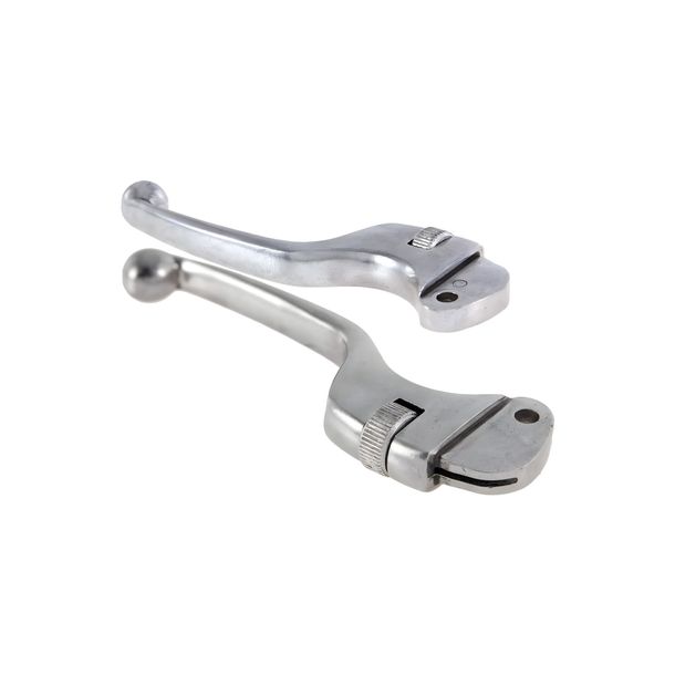 Juego de manetas deportivas de embrague, freno SIP de aluminio plateado para Vespa 50-125, PV, ET3, PK, S, XL, 125 VNA—TS, 150VBA-T4, 160 GS, 180 SS, Rally, PX80-200, PE, Lusso