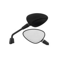 Specchio M8 SIP Style Shorty nero opaco con marchio E per Vespa Sprint 50-150ccm