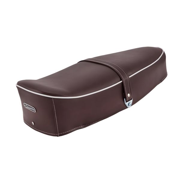 SIP Style Classic brown vintage bench for Vespa 125 VNA, VNB, GT, GTR, Super, TS, 150 VBA, VBB, GL, Sprint, V, Super, T4