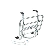 Bagagerek vooraan SIP Style Vespa Cosa 1, 2 25x37cm opvouwbaar chroom voor Vespa Cosa 1, 2 125-200